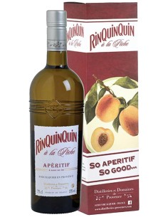 Aperitif Rin Quin Quin de Pêches boîte 75 cl.