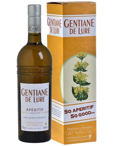 Aperitif Gentiane de Lure boîte 75 cl.