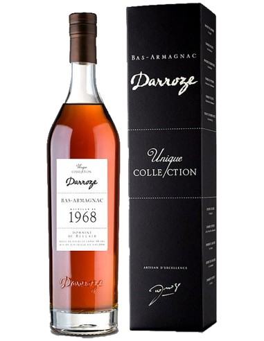 Armagnac Darroze Domaine de Bellair 1968 étui 70 cl.