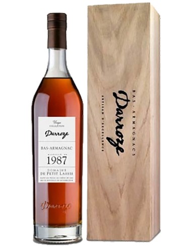 Armagnac Darroze Domaine de Salié 1987 étui 70 cl.