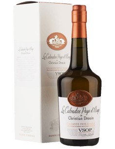 Calvados Christian Drouin Pays d‘Auge VSOP Coeur de Lion 70 cl.