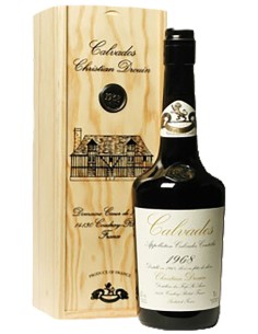 Calvados Christian Drouin Pays d'Auge Coeur de Lion 1968 70 cl.