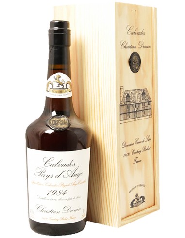 Calvados Christian Drouin Pays d'Auge Coeur de Lion 1984 70 cl.