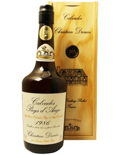 Calvados Christian Drouin Pays d'Auge Coeur de Lion 1986 70 cl.