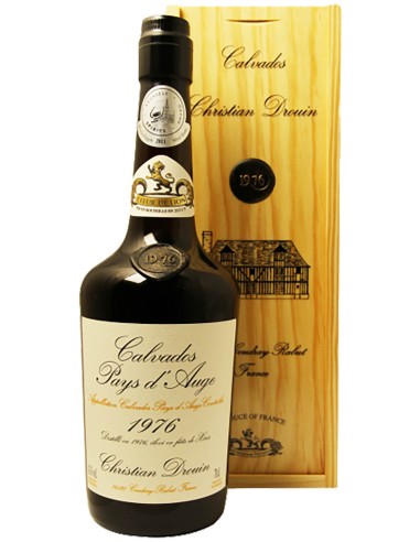 Calvados Christian Drouin Pays d'Auge Coeur de Lion 1976 70 cl.