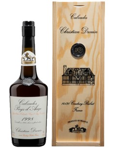 Calvados Christian Drouin Pays d'Auge Coeur de Lion 1998 70 cl.