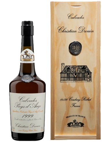 Calvados Christian Drouin Pays d'Auge Coeur de Lion 1999 70 cl.