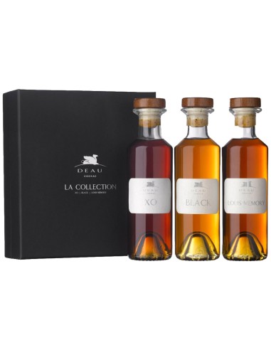 Cognac Deau Coffret Degustation: XO, Black, Memory 3x20 cl.