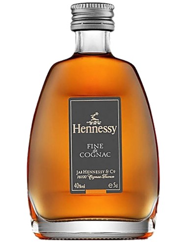 Cognac Hennessy Fine de Cognac Glas Mini 5 cl.