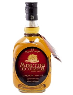Eaux-de-vie Zlatna Dolina Vallée D'or 12 ans 70 cl.
