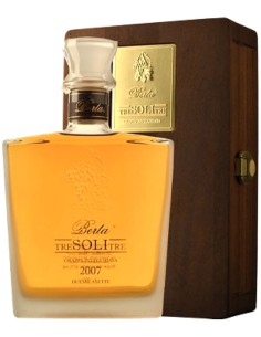 Grappa Berta Tre Soli Tre en bois 70 cl.