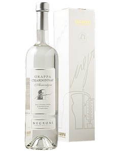 Grappa Negroni di Chardonnay en boîte 70 cl.