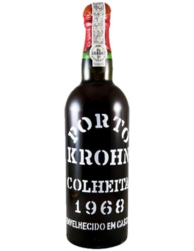 Porto Wiese & Krohn Colheita 1968 caisse en bois 75 cl.