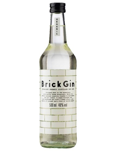 Gin Brick Straight Dry Bio 50 cl.