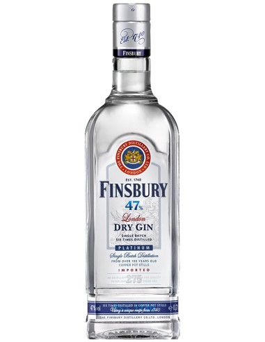Gin Finsbury London Dry Platinum 70 cl.