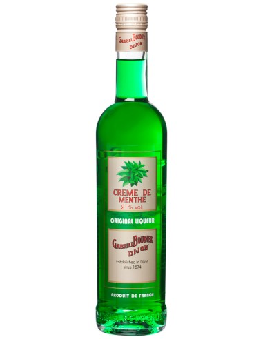 Liqueur Boudier Crème de Menthe Bartender Verte 70 cl.