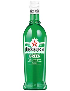 Liqueur Trojka Green Vodka 70 cl.
