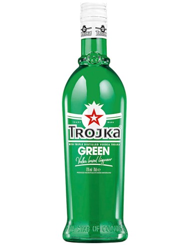 Liqueur Trojka Green Vodka 70 cl.