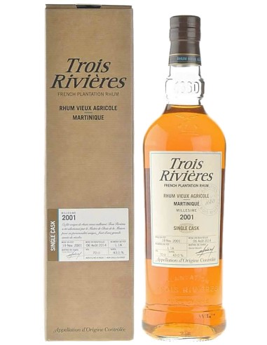 Rhum Trois Rivières Single Cask 2001 / 2013 50 cl.