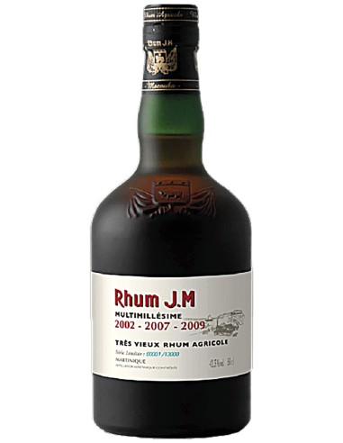 Rhum J. M Très Vieux Multimilisimé 50 cl.