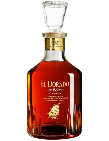 Rum El Dorado 25 ans 70 cl.