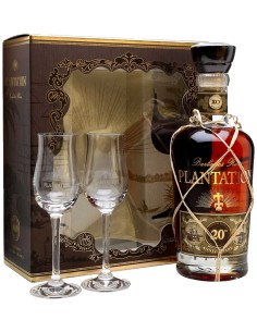 Rum Plantation XO 20th Anniversary avec 2 verres balon 70 cl.