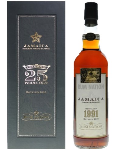 Rum Nation Jamaica 25 ans 1991 70 cl.