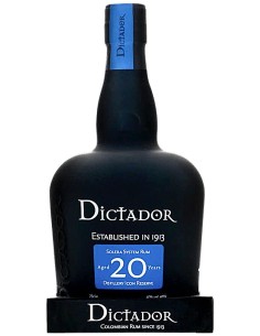 Ron Dictador Colombian Reserve Distillery Icon 20 ans 70 cl.