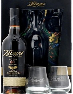 Rum Licorera de Guatemala Zacapa Centenario avec 2 verres 23 ans 70 cl.