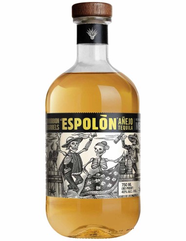 Tequila Espolon Añejo 100% Agave 75 cl.