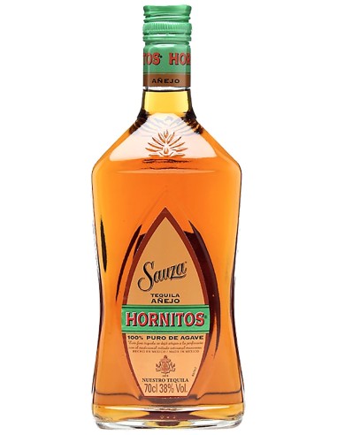 Tequila Sauza Hornitos Añejo 100% Agave 70 cl.
