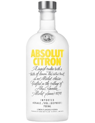 Vodka Absolut Citron 70 cl.