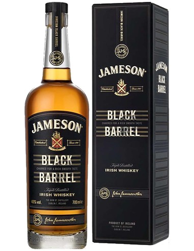 Blended Whiskey Jameson Black Barrel non agé étui 70 cl.