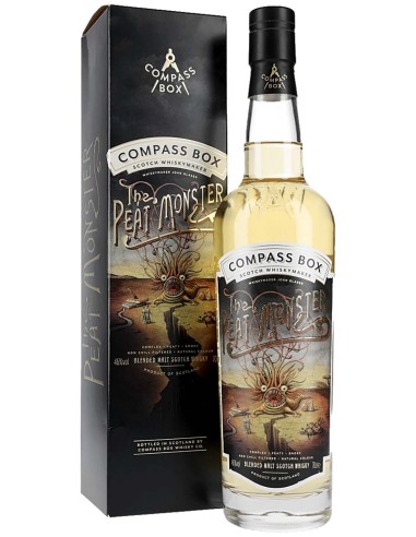 Blended Malt Scotch Whisky Compass Box Peat Monster 70 cl.