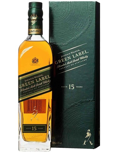 Blended Malt Scotch Whisky Johnnie Walker Green Label 15 ans 70 cl.