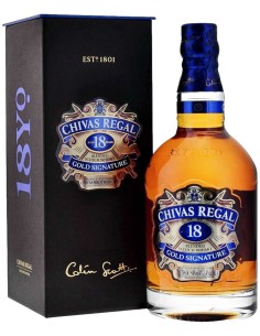 Blended Scotch Whisky Chivas Regal 18 ans étui 70 cl.