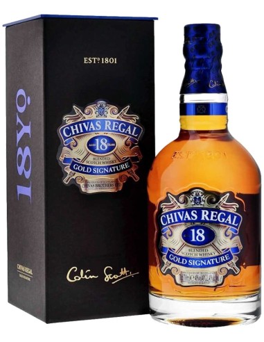 Blended Scotch Whisky Chivas Regal 18 ans étui 70 cl.
