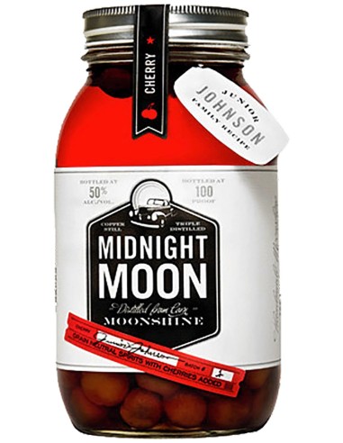Cerises Midnight Moon (Moonshine Whiskey) 35 cl.