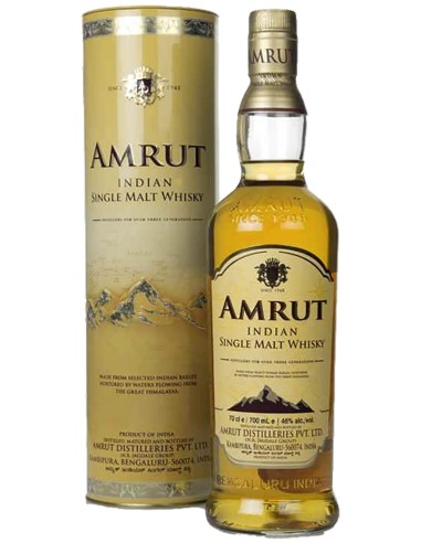 Single Malt Whisky Amrut Oak Barrels 70 cl.