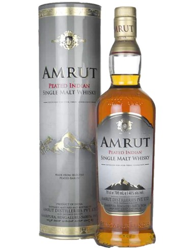 Single Malt Whisky Amrut Peated 70 cl.