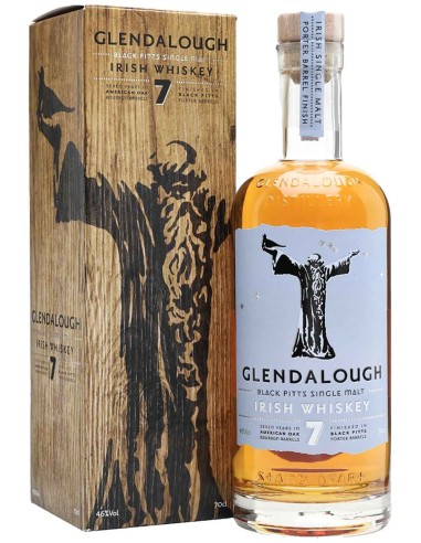 Single Malt Whiskey Glendalough 7 ans Porter Finish 70 cl.