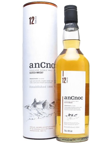 Single Malt Scotch Whisky AnCnoc 12 ans 70 cl.