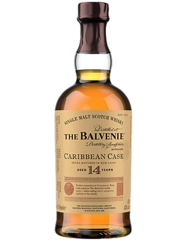 Single Malt Scotch Whisky Balvenie Caribbean Cask 14 ans 70 cl.