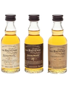 Single Malt Scotch Whisky Balvenie Tasting Collection 3 x 5 cl. - (12 ans DW, 17 ans DW, 14 ans CC)