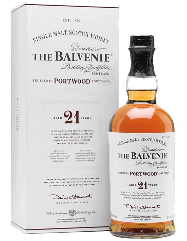 Single Malt Scotch Whisky Balvenie Portwood 21 ans 70 cl.