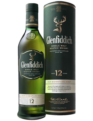 Single Malt Scotch Whisky Glenfiddich 12 ans 70 cl.