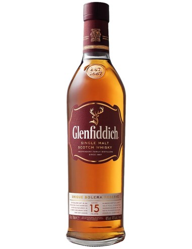 Single Malt Scotch Whisky Glenfiddich Solera Cask 15 ans 70 cl.