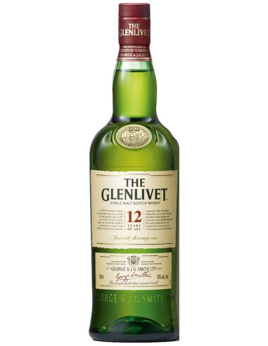 Single Malt Scotch Whisky The Glenlivet 12 ans 70 cl.