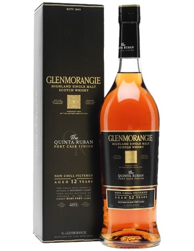 Single Malt Scotch Whisky Glenmorangie Port Cask Quinta Ruban 14 ans 70 cl.