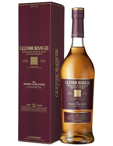 Single Malt Scotch Whisky Glenmorangie Sherry Cask Lasanta 12 ans 70 cl.